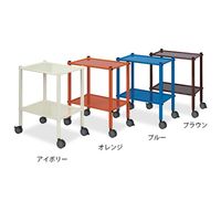 高田ベッド製作所 ワゴンカー 幅55×奥行36×高さ73cm ブラウン TB-1224 1個 61-3717-47（直送品）