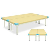 高田ベッド製作所 連結プラットホーム 幅140×長さ190×高さ50cm オレンジ TB-774 1個 61-5027-65（直送品）