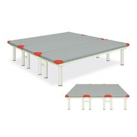 高田ベッド製作所 連結キングホーム 幅180×長さ180×高さ45cm メディグリーン TB-1149 1個 61-5031-16（直送品）