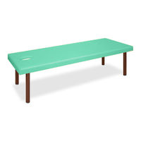 高田ベッド製作所 有孔DXボディベッド 幅65×長さ180×高さ55cm ライトグリーン TB-1211U 1個 61-3449-17（直送品）