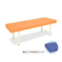 高田ベッド製作所 有孔フタ付DXベッド 幅70×長さ180×高さ50cm オレンジ TB-581 1個 61-3460-48（直送品）
