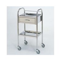 柏ステンレス工業 麻酔器械台 引出1個付 マスイキカイダイML-1H 1個 62-2715-82　　ナビスカタログ（直送品）