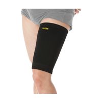 D&M 強圧迫サポーター(もも) #931 ブラック L 1個 62-0873-35（直送品）