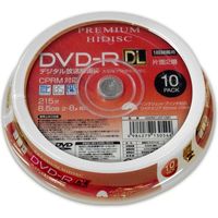 磁気研究所 録画用 DVD-R DL 8倍速 8.5GB/片面二層 スピンドルケース10枚 HDDR21JCP10SP 1包装（10枚入）