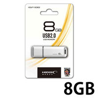 磁気研究所 HIDISC USB2.0フラッシュメモリー 8GB キャップ式 HDUF113C8G2 1個