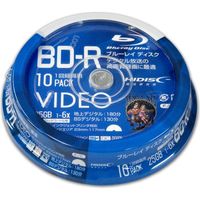 磁気研究所 BD-R 録画/DATA共用 6倍速 スピンドル VVVBR25JP10 1包装（10枚入）（直送品）