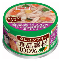 いなば 食品素材100％ ドッグフード とりささみ＆緑黄色野菜 ポテト入り 国産 85g