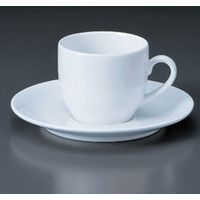 アースモス 美濃焼 カップ＆ソーサー ダイヤセラムコーヒーC/S [180cc] （3個入）（直送品）