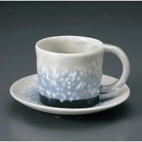 アースモス 美濃焼 和風コーヒーカップ 淡雪切立コーヒー碗 C/S [240cc] （1個入）（直送品）