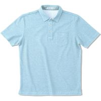 ヤギコーポレーション 半袖ポロシャツ メンズ ブルー LL NW8095（取寄品）