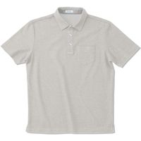 ヤギコーポレーション 半袖ポロシャツ メンズ グレイ LL NW8095（取寄品）