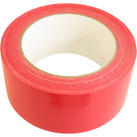 オカモト 布テープカラー OD-001 赤 50mm×25m巻 シュリンク包装 OD001 1ケース（30巻）（直送品）