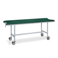 高田ベッド製作所 アルミストレッチャー100 幅65×長さ180×高さ85cm メディグリーン TB-1348 1個 62-5015-97（直送品）