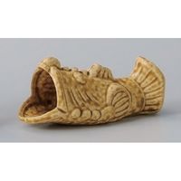 アースモス 美濃焼 串入れ おこぜ黄串入（大） （5個入）（直送品）