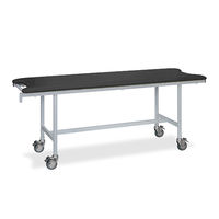 高田ベッド製作所 アルミストレッチャー100 幅65×長さ190×高さ85cm 黒 TB-1348 1個 62-5016-76（直送品）