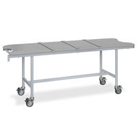 高田ベッド製作所 アルミストレッチャー100(ベルト付き) 幅60×長さ180×高さ80cm グレー TB-1351 1個（直送品）