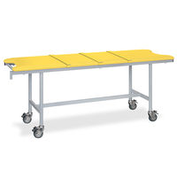 高田ベッド製作所 アルミストレッチャー100(ベルト付き) 幅65×長さ180×高さ75cm イエロー TB-1351 1個（直送品）