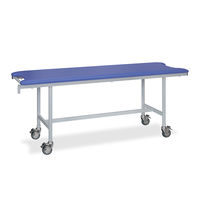 高田ベッド製作所 アルミストレッチャー100 幅60×長さ190×高さ75cm メディブルー TB-1348 1個 62-5014-69（直送品）