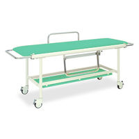 高田ベッド製作所 ストレッチャー100 幅60×長さ200(座シート180)×高さ80cm ライトグリーン TB-623 1台（直送品）