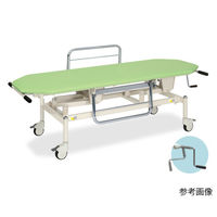 高田ベッド製作所 手動ライトストレッチャー100 幅70×長さ190×高さ48~86cm メディブルー TB-1199 1台（直送品）