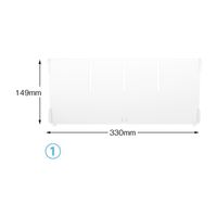 サカセ化学工業 仕切板 バスケット34ー17タイプ(深さ17cm)用 W330×H149mm 超耐熱タイプ BMD17-41 1枚（直送品）