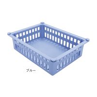 サカセ化学工業 バスケット 34ー10タイプ(深さ10cm)耐熱・制電 ブルー PBDX34-10 1個 62-0852-60（直送品）