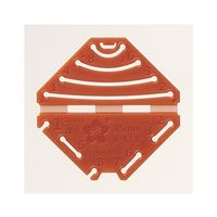 クロバー つまみ加工プレート 「菱つまみSS」 57459 1個 62-4089-03（直送品）