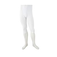 ケアファッション 紳士ロングパンツ(2枚組) ホワイト M 38022-01 1組(2枚) 61-7381-73（直送品）