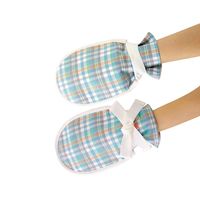 ケアファッション まもっ手 チェック柄(両手) チェック 38460-01 1組 61-7383-38（直送品）