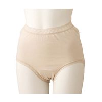 ケアファッション 婦人ショーツ モカ L 38158-02 1枚 61-7377-51（直送品）