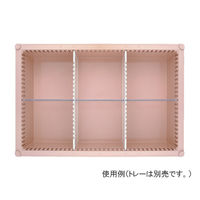 サカセ化学工業 仕切板Bセット トレー64ー17タイプ(深さ17cm)用 帯電防止タイプ PD17-Bセット 1セット 62-0851-77（直送品）