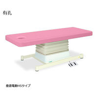 高田ベッド製作所 有孔垂直電動HSタイプ 幅55×長さ180×高さ46~79cm ピンク TB-897U 1個 61-5845-32（直送品）