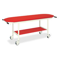 高田ベッド製作所 ライトストレッチャー100 幅65×長さ170×高さ85cm レッド TB-1029 1台 62-8700-26（直送品）