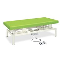 高田ベッド製作所 電動ワイドベッド 幅80×長さ180×高さ45~80cm メディグリーン TB-1022 1個 61-5928-49（直送品）