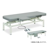 高田ベッド製作所 有孔電動マックス 幅65×長さ190×高さ45~83cm メディグリーン TB-614U 1個 61-5961-22（直送品）