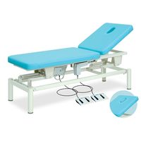 高田ベッド製作所 有孔フタ付2M電動 幅70×長さ190×高さ45~83cm ライトブラウン TB-186 1個 61-5970-33（直送品）