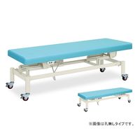 高田ベッド製作所 有孔キャスター付電動ハイローベッド 幅70×長さ180×高さ45~83cm 黒 TB-582U 1個 61-5944-91（直送品）