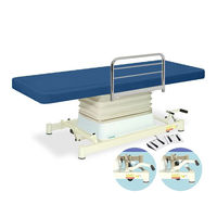 高田ベッド製作所 垂直電動EZタイプ 幅70×長さ190×高さ48~81cm メディブルー TB-889 1個 61-5857-03（直送品）