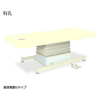 高田ベッド製作所 有孔垂直電動Sタイプ 幅60×長さ190×高さ46~79cm クリーム TB-491U 1個 61-5854-83（直送品）