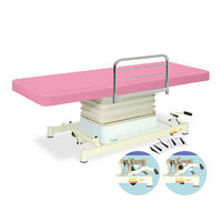 高田ベッド製作所 垂直電動EZタイプ 幅65×長さ170×高さ48~81cm ピンク TB-889 1個 61-5856-05（直送品）