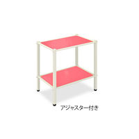 高田ベッド製作所 LSワゴン(アジャスター付き) 幅60×奥行46×高さ65cm ピンク TB-1010-02 1台 62-8624-94（直送品）