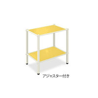 高田ベッド製作所 LSワゴン(アジャスター付き) 幅60×奥行46×高さ65cm イエロー TB-1010-02 1台 62-8624-95（直送品）