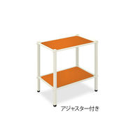 高田ベッド製作所 LSワゴン(アジャスター付き) 幅60×奥行36×高さ65cm オレンジ TB-1010-02 1台 62-8624-79（直送品）