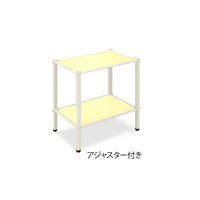 高田ベッド製作所 LSワゴン(アジャスター付き) 幅50×奥行36×高さ65cm クリーム TB-1010-02 1台 62-8624-10（直送品）