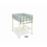 S型オムツ交換台(縦型) 幅55(全幅65)×奥行80(全奥行85)×高さ85(全高103)cm グレー TB-722-01 1台（直送品）