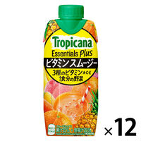 キリンビバレッジ トロピカーナ エッセンシャルズ プラス ビタミンスムージー 330ml 1箱（12本入）