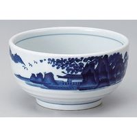 アースモス 美濃焼 丼 染付山水腰張5.5丼 （2個入）（直送品）