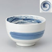 アースモス 美濃焼 丼 粉引青流 夏目丼