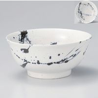 アースモス 美濃焼 多用丼 呉須流し18.5cm麺鉢 （5個入）（直送品）