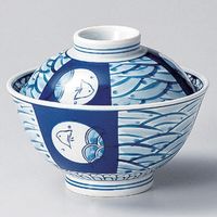 アースモス 美濃焼 蓋丼 間取千鳥蓋丼 （2個入）（直送品）